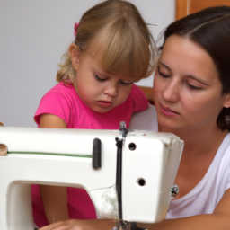 8. Gemeinsam die Nähmaschine entdecken: Eine Einweisung für Mutter und Kind