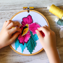 3. Kreative Beschäftigung für kleine Hände: Sticken als Hobby für Kinder