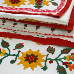 7. Ein Hauch von Tradition: Tischdecken zum Besticken im modernen Gewand