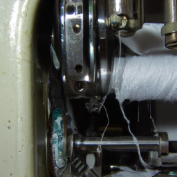 6. Die inneren Geheimnisse: Ein Blick in das Innere meiner alten Nähmaschine während der Reinigung