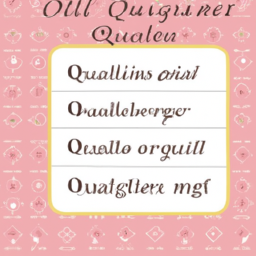 4. Wie du dein Quilt-Label gestalten kannst