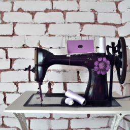 9. Kreative Ideen für eine ungewöhnliche Dekoration: Alte Nähmaschine ohne Untergestell wiederverwenden