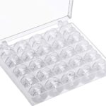 Kreative Nähideen: 25 transparente Nähmaschinen-Spulen & Aufbewahrungsbox