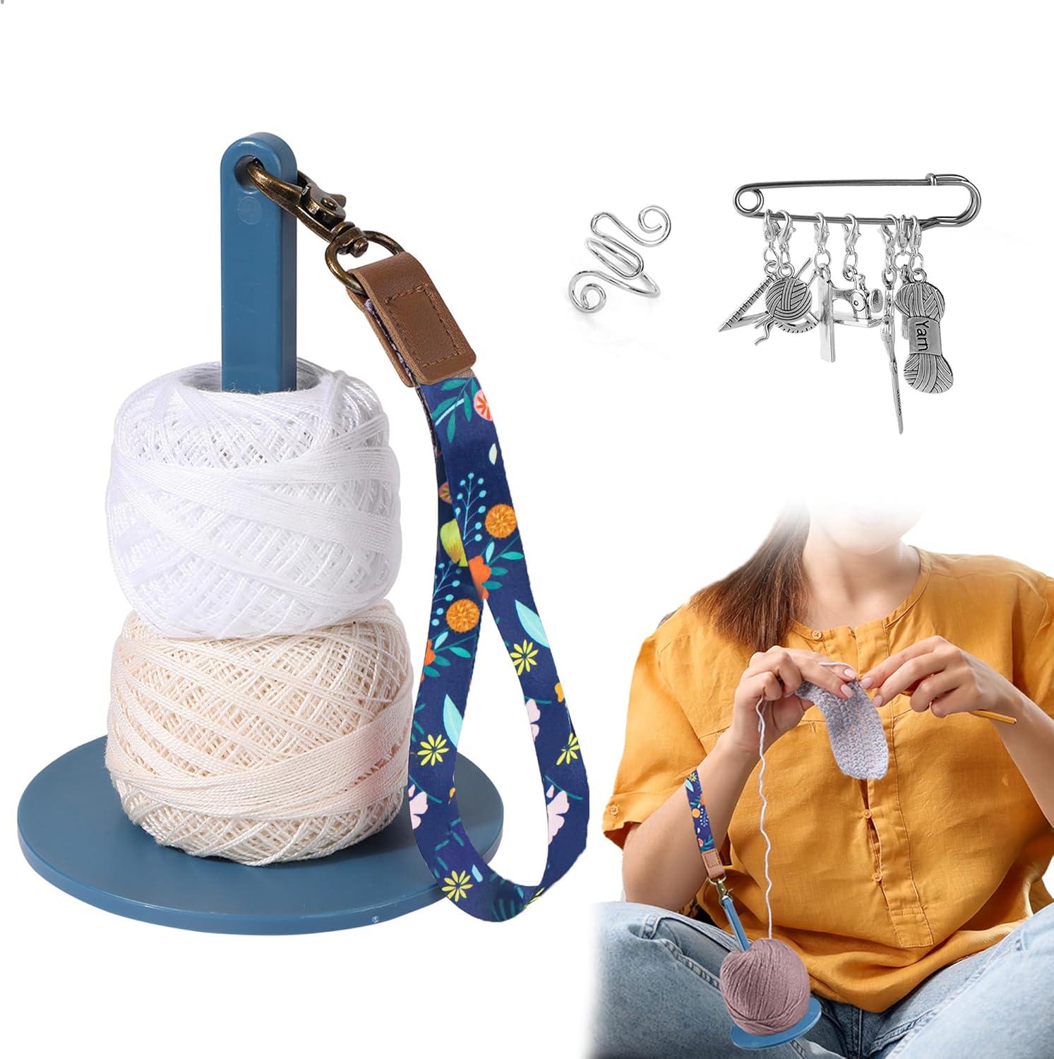 Die besten tragbaren Garnhalter und Strickgeräte für kreative Projekte