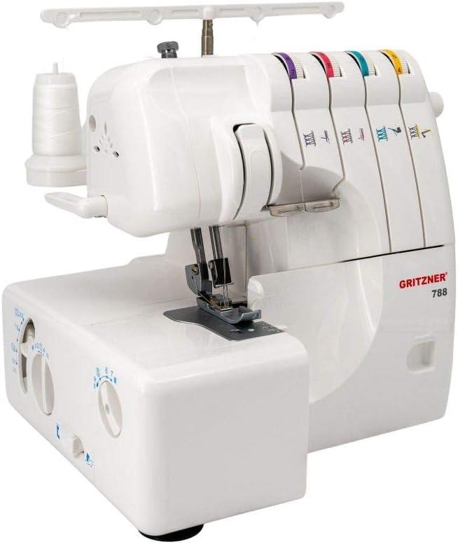Die ultimative Nähmaschinen-Kollektion: Gritzner 788 Overlock + Ackermann Nähfadenset + Zubehör