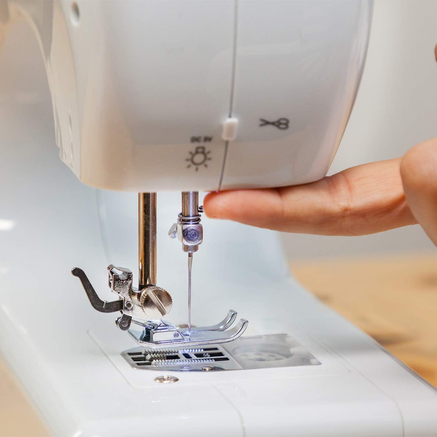 Der ultimative Test: Solac SW8231 Cotton 16.2 Nähmaschine | 16 Stiche | Automatische Knopflöcher in 4 Schritten | Gratisarm | Vertikales Ladesystem | Mit und ohne Fußpedal | Tragegriff | 2 Spulen | 2 Nadeln