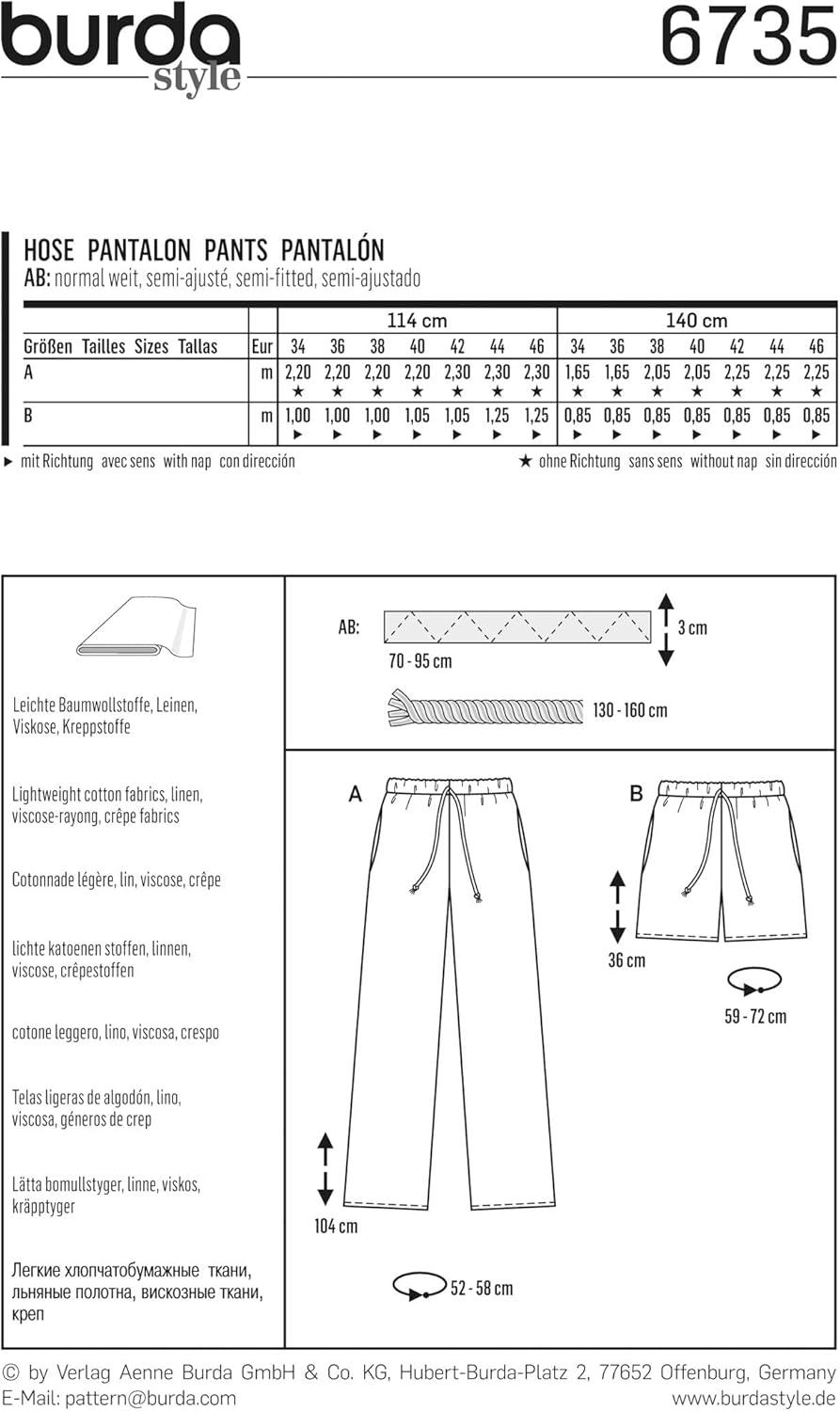 Stylische Burda Schnittmuster und flexible PTFE Schläuche
