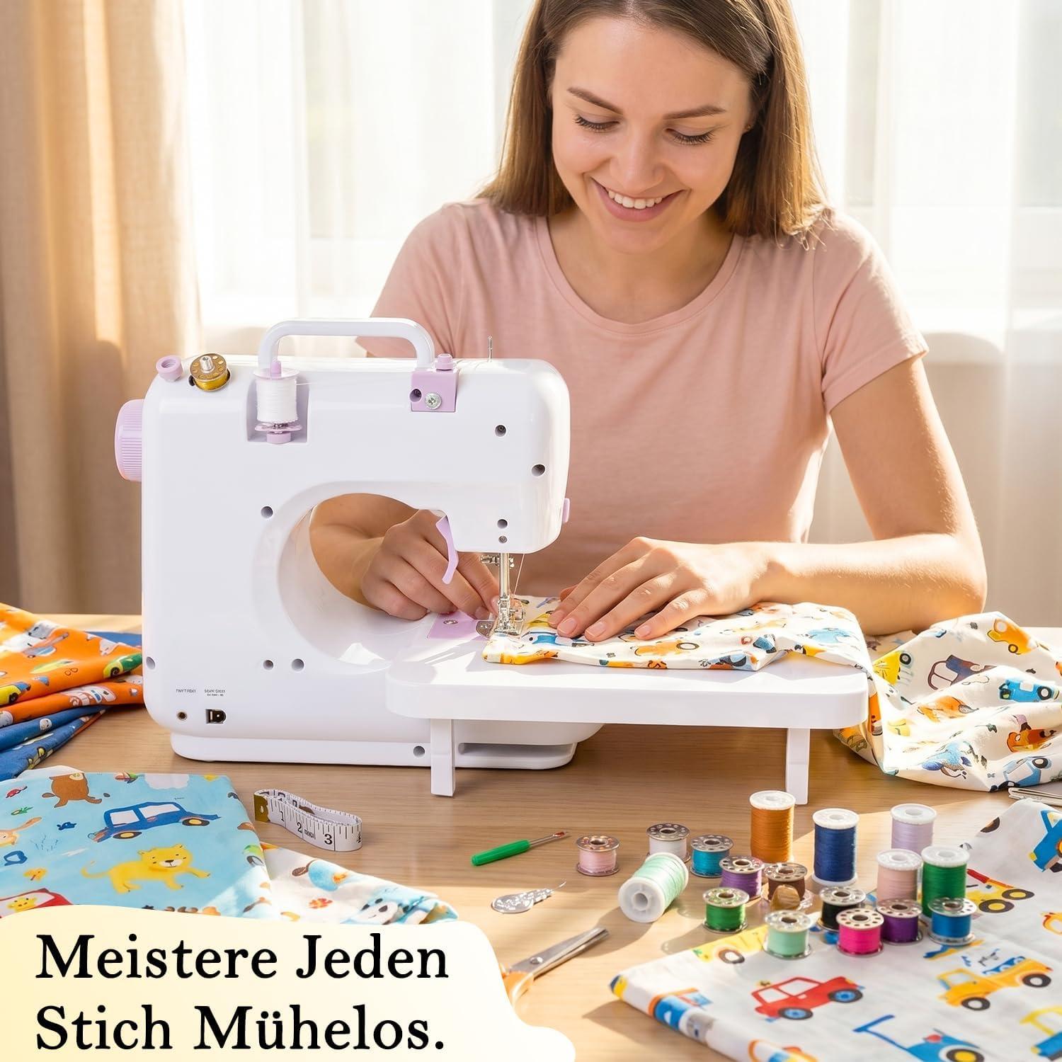 Die besten Mini-Nähmaschinen für Anfänger: kompakt und vielseitig!
